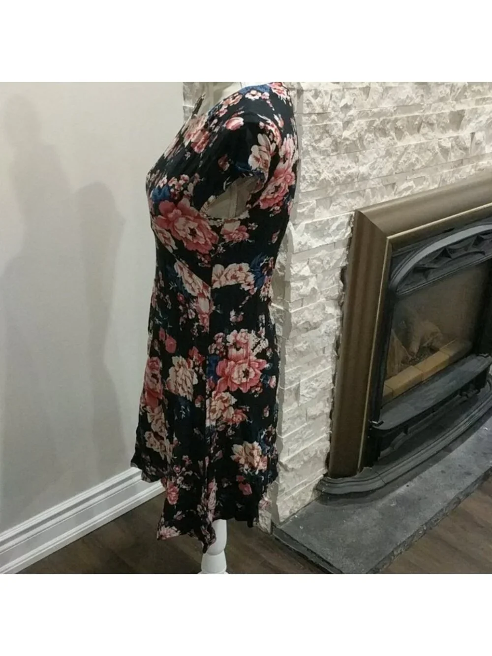 Vero Moda floral short sleeve dress